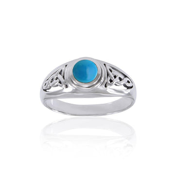 Trust in the endless possibilities ~ Sterling Silver Celtic Knotwork Ring TR2103 - Jewelry
